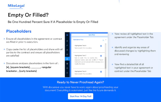 screenshot of Mike DocReview
